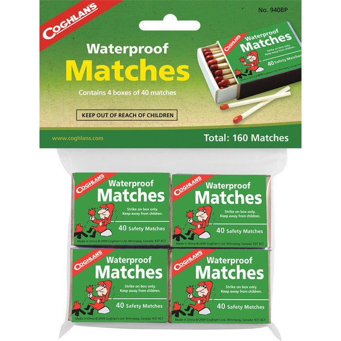 Coghlan’s Waterproof Matches (4-Pack)