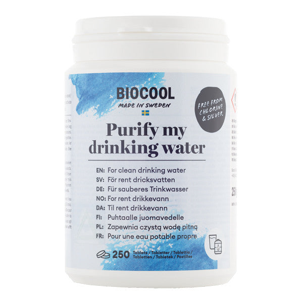 BioCool Purify Drinking Water - 250 tabletter