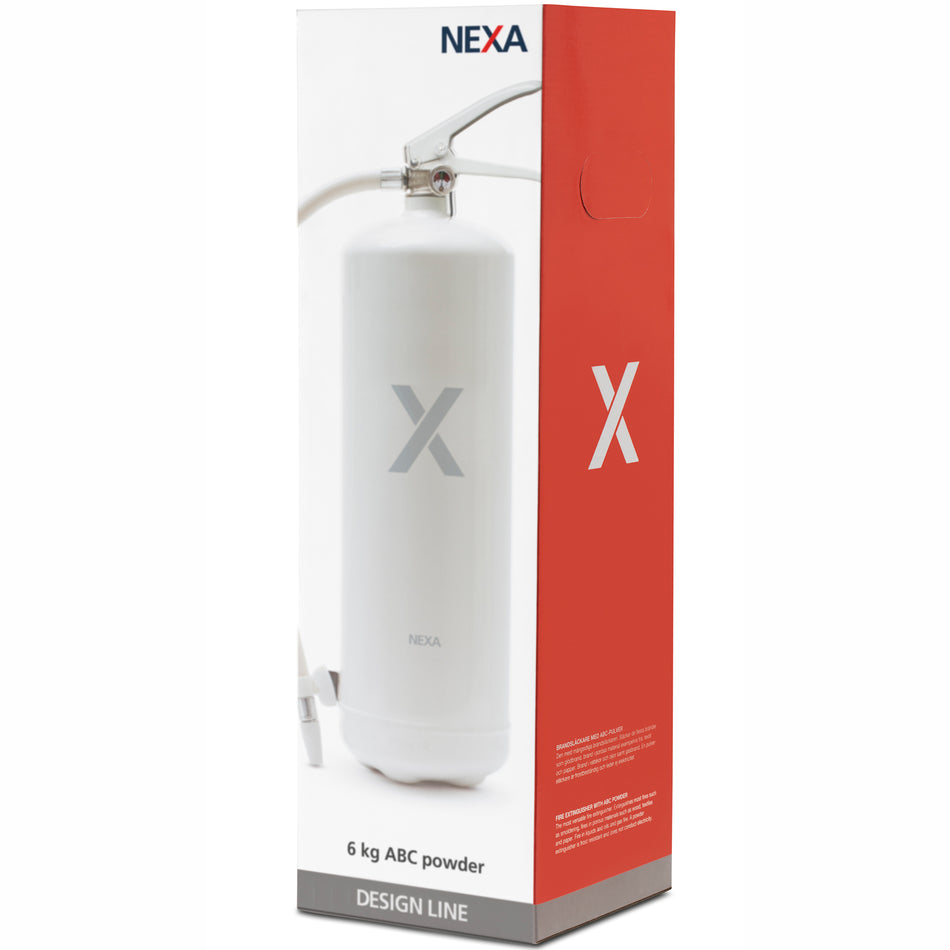 Nexa Brandsläckare 43A Vit 6 kg