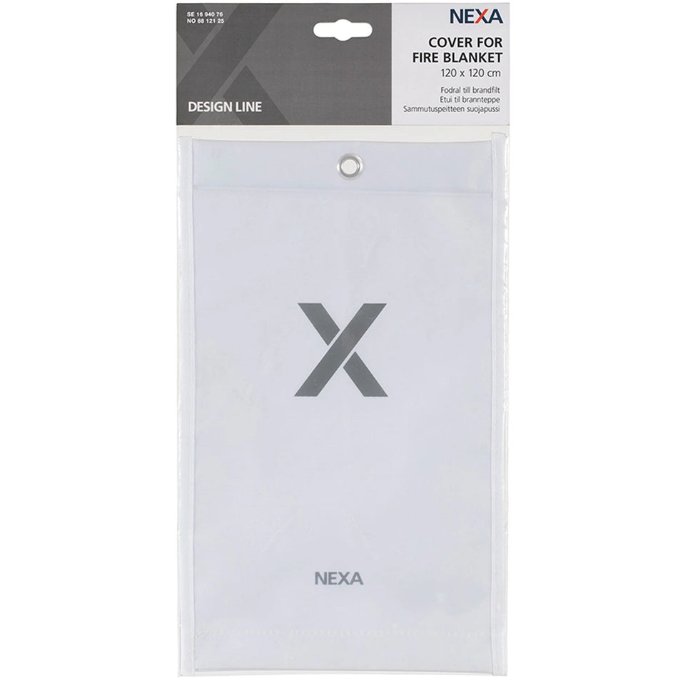 Nexa Fodral Brandfilt Vit 120x120 cm