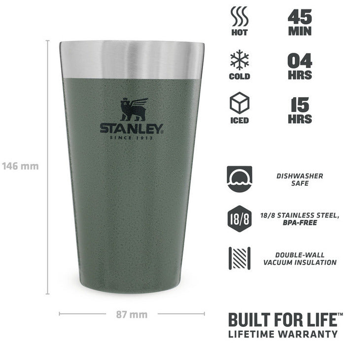 Stanley Adventure Hammertone Green 0,47 L