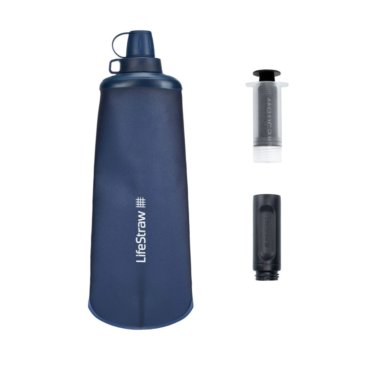 LifeStraw Peak Squeeze Mountain Blue 650 ml