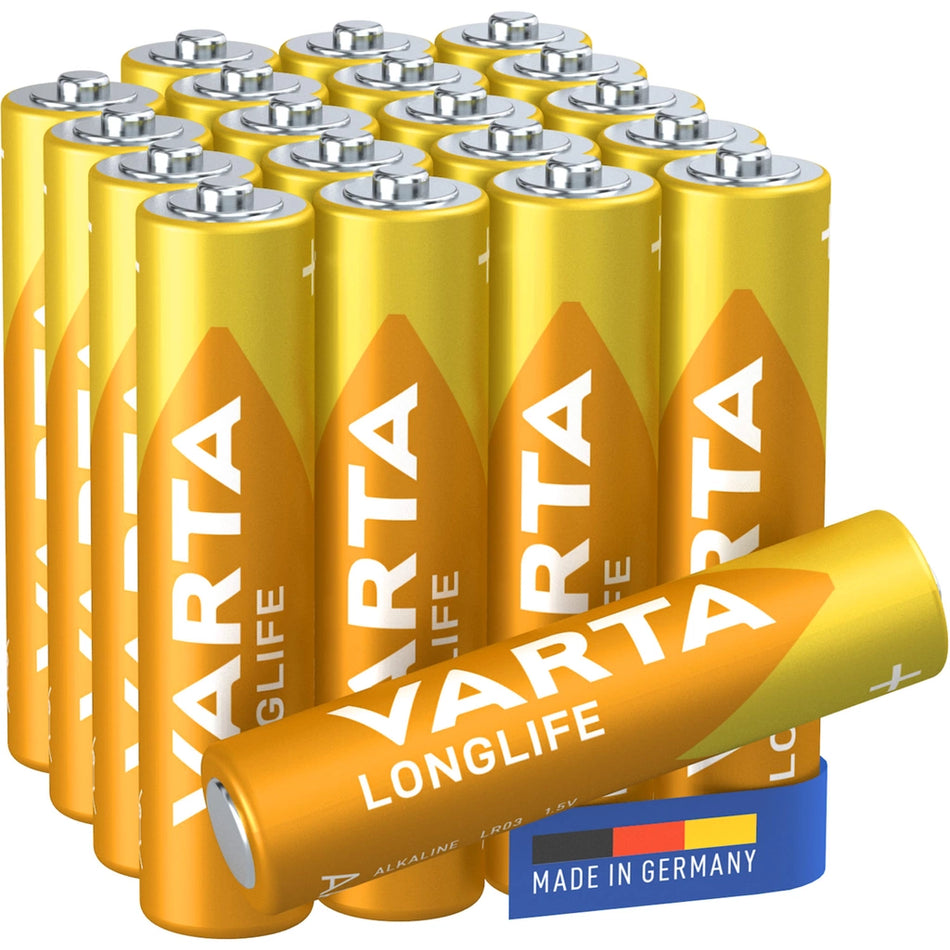 Varta Longlife AAA / LR03 Batteri (20-Pack)