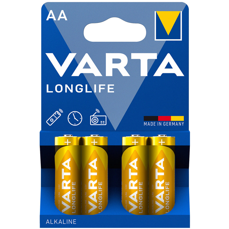 Varta Longlife AA / LR6 Batteri (4-Pack)