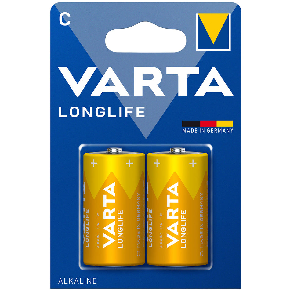 Varta Longlife C / LR14 Batteri (2-Pack)