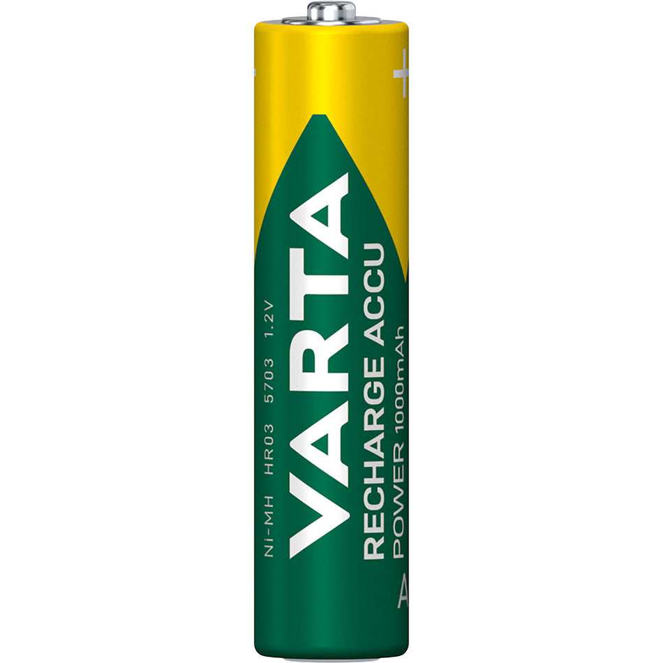 Varta Uppladdningsbart batteri AAA 1000 mAh (4-Pack)