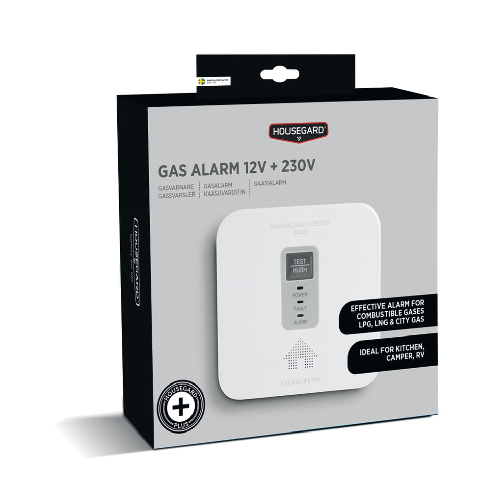 Housegard Gasvarnare GA102 12V/230V