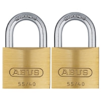 Abus Hänglås 55/40 2 st LL Mässing