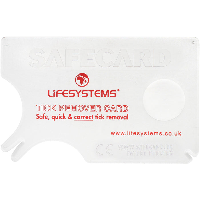 Lifesystems Tick Remover Card Red