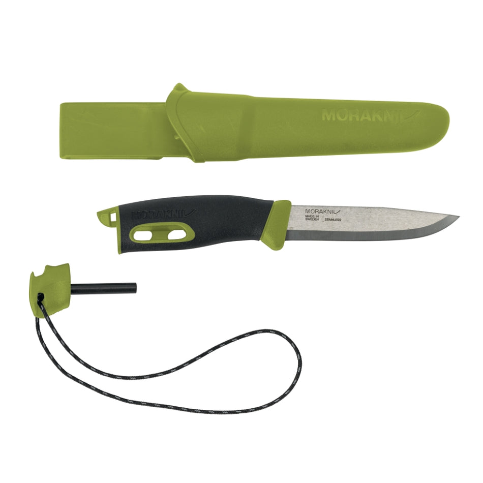 Morakniv Allroundkniv Companion Spark Grön