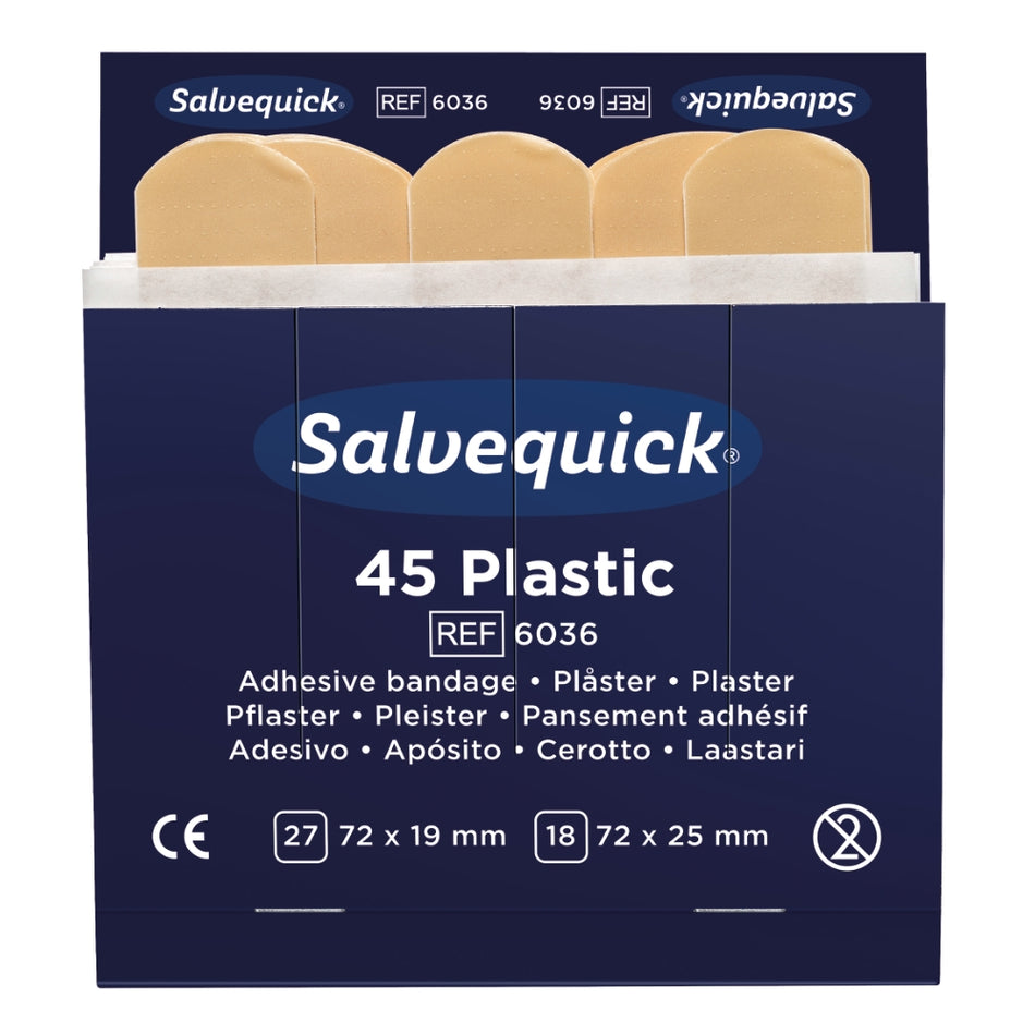 Salvequick Plåster Plast 6x45