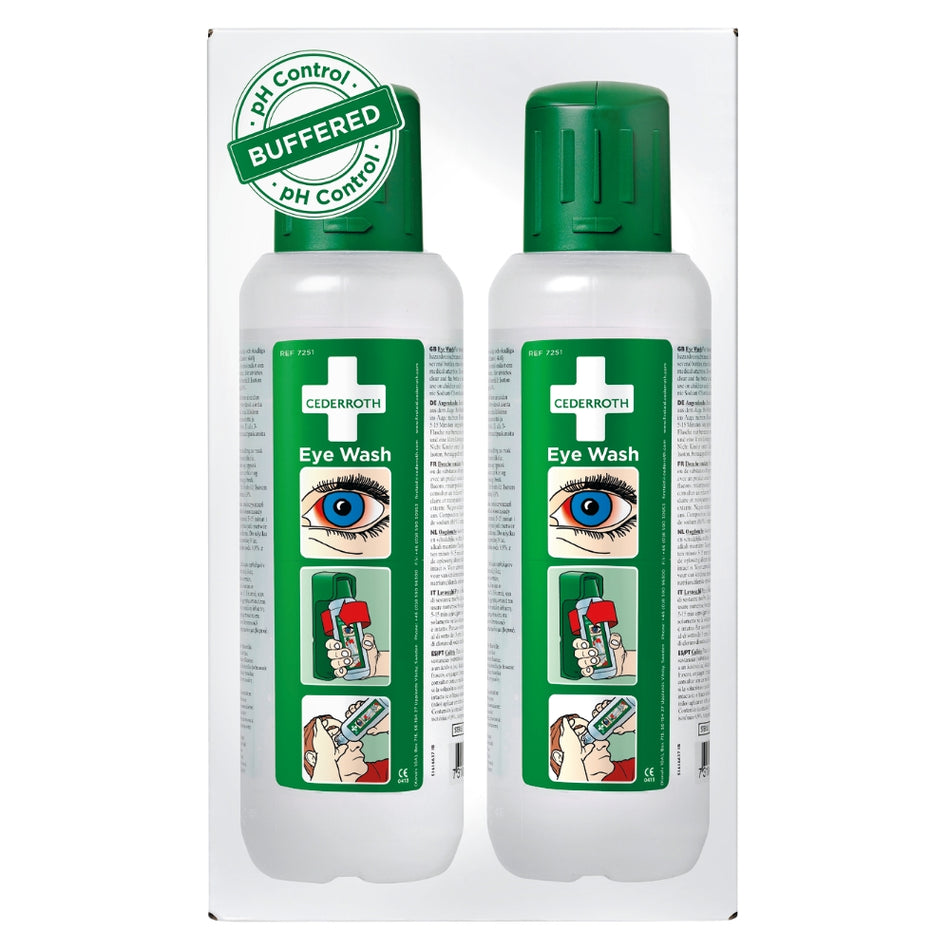 Cederroth Ögonduschflaska 500 ml (2-Pack)