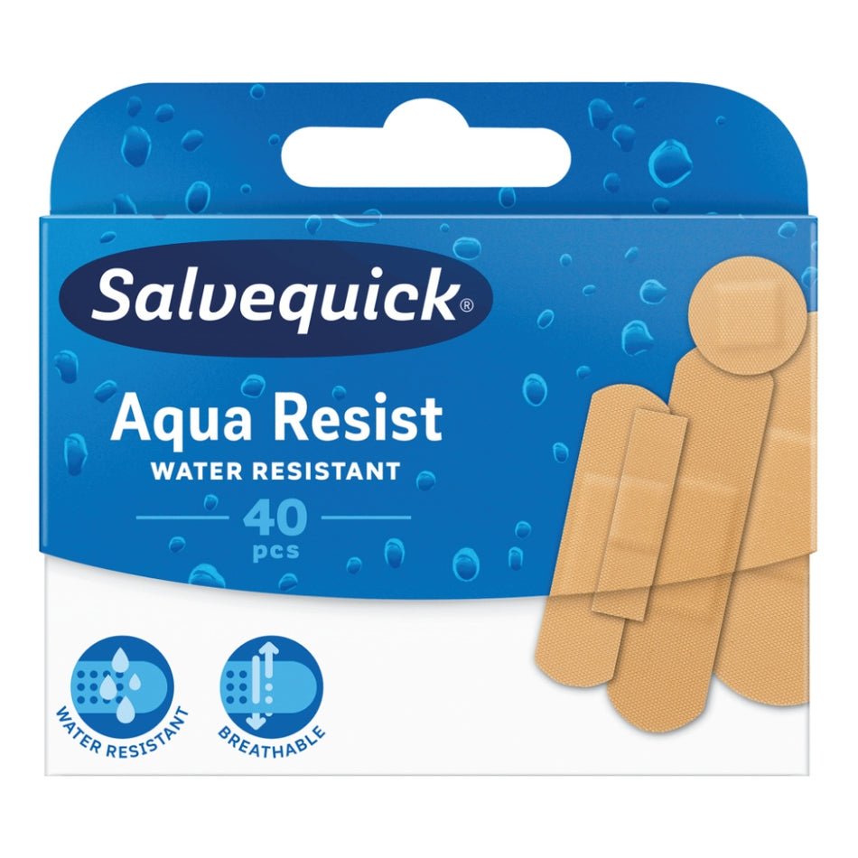 Salvequick Plåster Aqua Resist Mix 40st