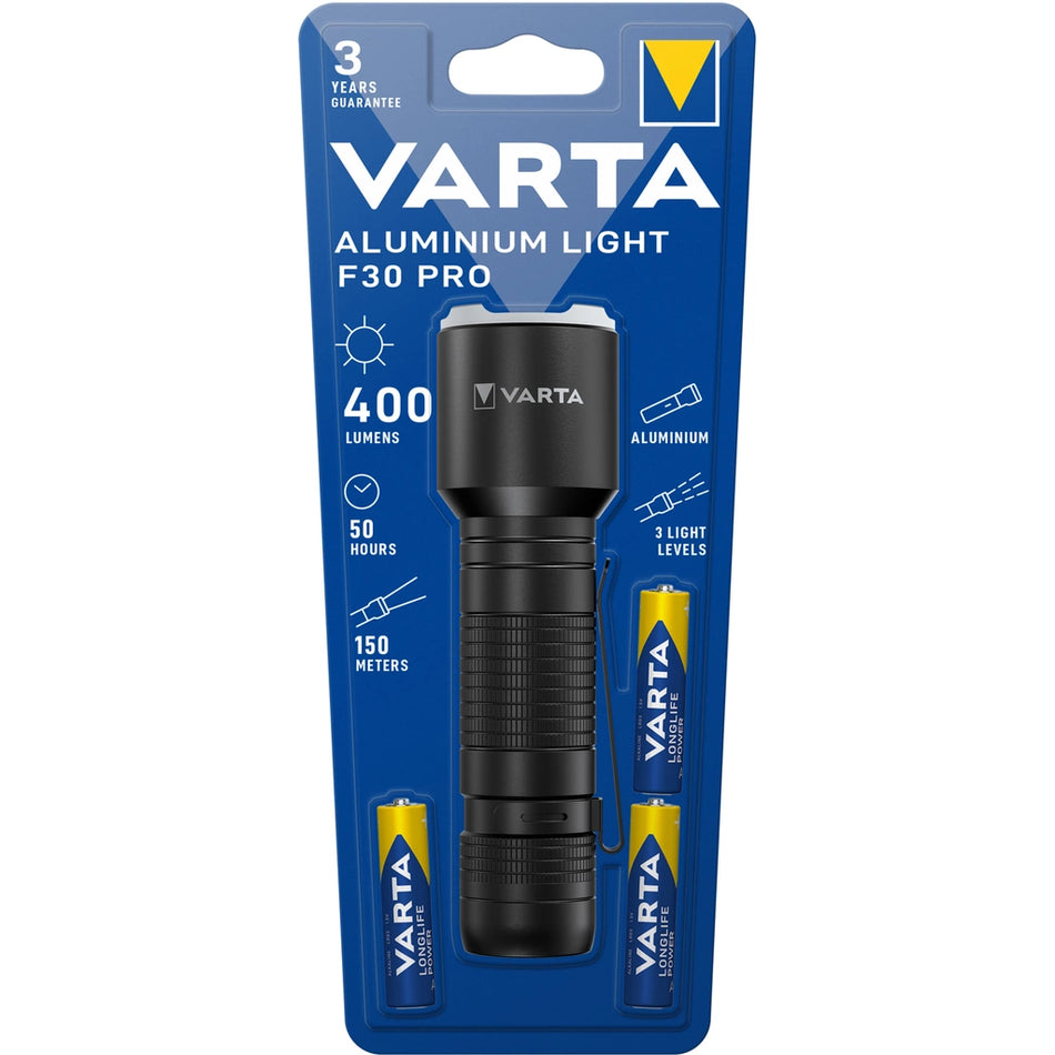 Varta Aluminium Light F30 Pro Ficklampa