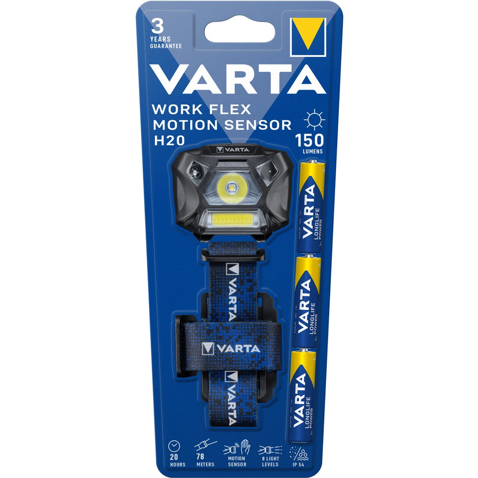 Varta Work Flex Motion Sensor H20 Pannlampa