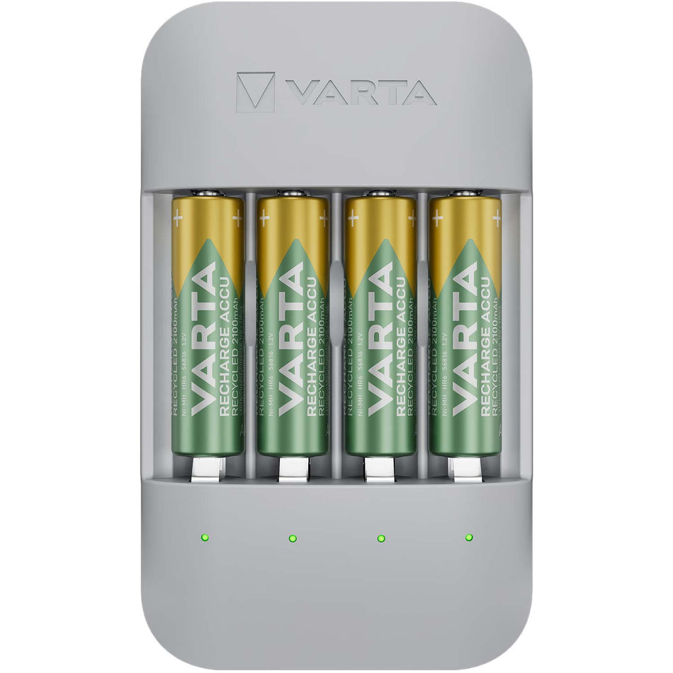 Varta Eco Charger Pro Recycled inkl. 4x AA 2100 mAh