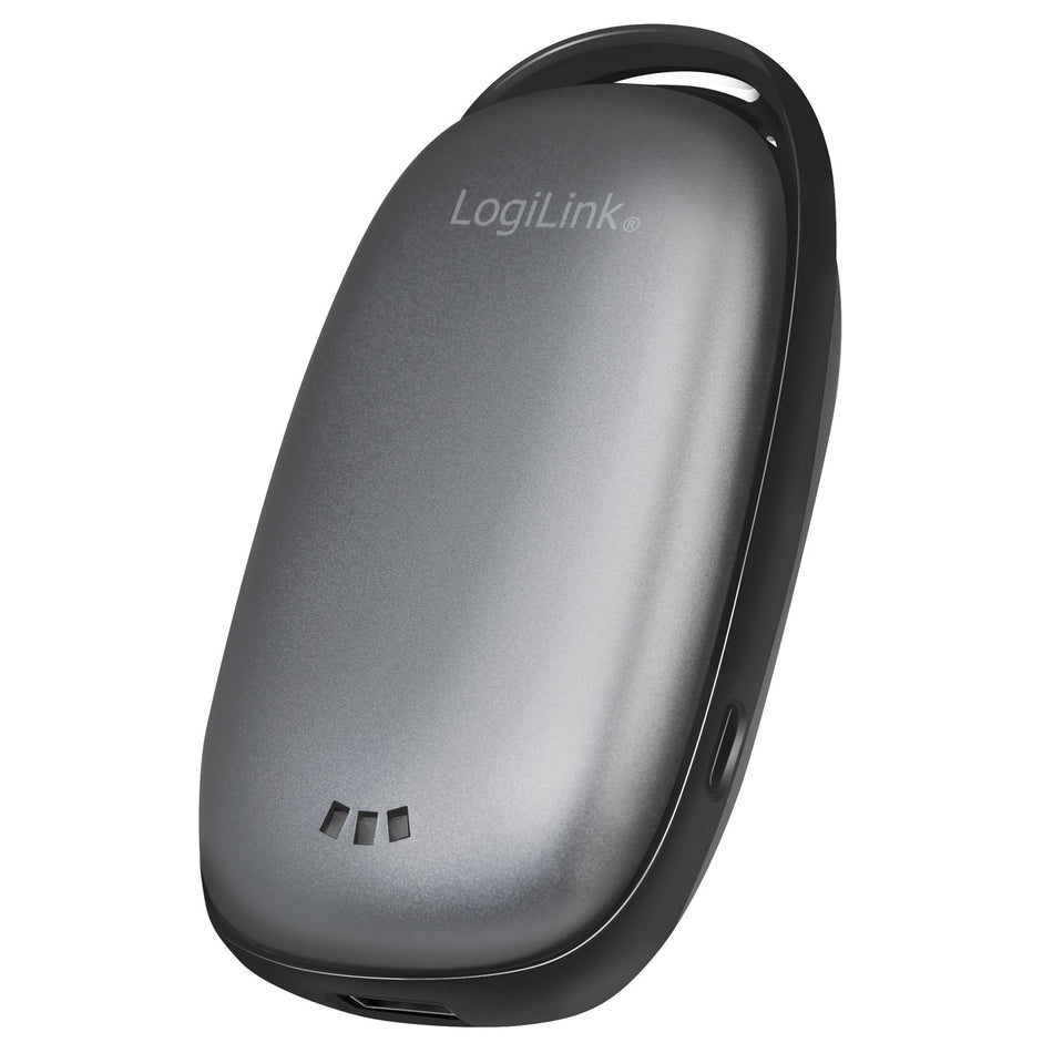 LogiLink PowerBank med Handvärmare 4000mAh Svart