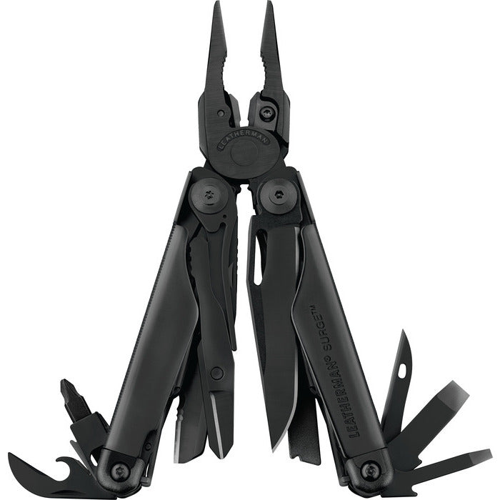 Leatherman Surge Multiverktyg Svart med Svart nylonfodral M 4 fickor