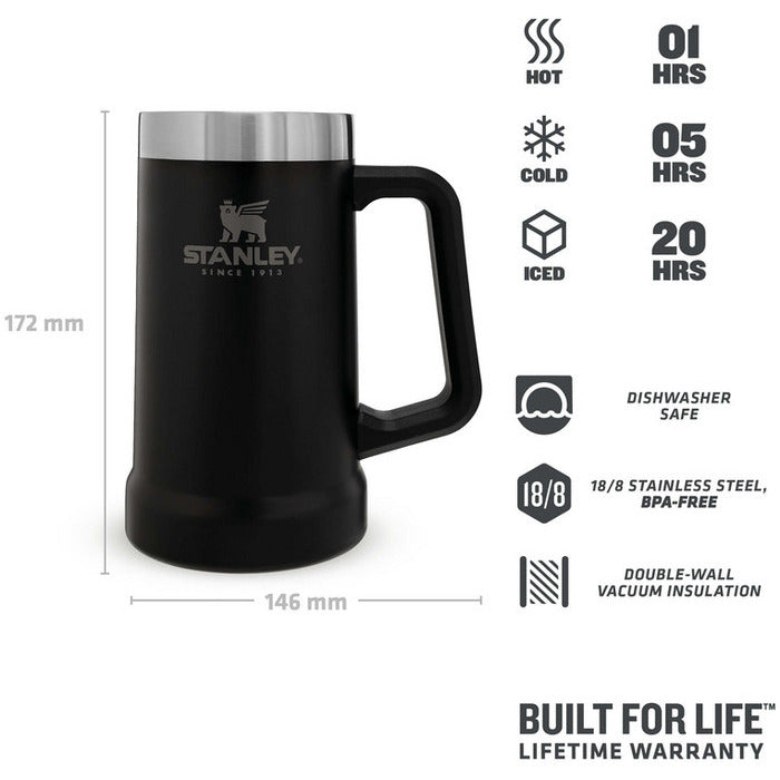 Stanley Adventure Vacuum Stein Black 0,7 L