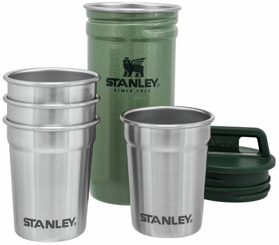 Stanley Adventure Shotglas Set Hammertone Green 59 ml (4-Pack)